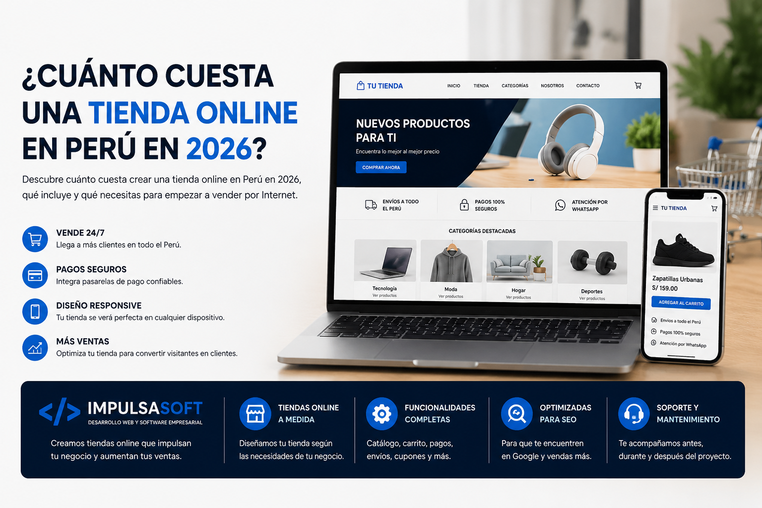 ¿Cuánto cuesta una página web en Huancayo en 2026?